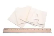 1- 4" Letter and 1- 5" Square for Baby Shower Blocks Alphabet Blocks Alphabet