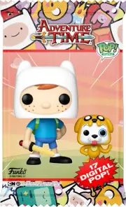 ADVENTURE TIME Funko Pop Premium Pack (17 Digital NFT Cards) SOLD OUT!!