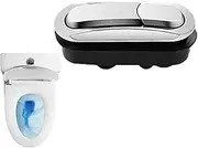 Toilet pushh Button,duall Flush Toilet Cistern Button,Stainless Steel Spring Press Toilet Flusher Top Button,Flexible pushh Button Toilet Flush duall pushh,Button Pusher Toilet Plunger Replacement Kit