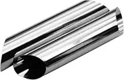 Alipis 4pcs Molds Stainless Steel Cylindrical Shaped Molds Baking Tools Suitable for Croissant Cupcake Decorations