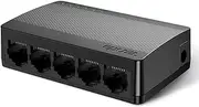 Tenda SG105, 5 Port Gigabit Switch, Unmanaged Home Ethernet Switch, Office Ethernet Splitter, Plug & Play, Plastic Case, Desktop/ Wall-Mount, Fanless Quiet, Limited Lifetime Protection