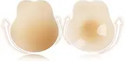 [ZDQCB] Adhesive Stick On Bra, Invisible Backless Bra for Women, Silicone Reusable Sticky Bra Strapless Push up Bra Improve Breast Sagging-Ultra Thin