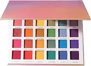 Eyeshadow Palette 30 Color Waterproof Rainbow Eyeshadow Palette Highly Pigmented Mattes Glitter Shimmer Eye Shadow Makeup Palette Gift Set for Girls and Women