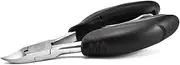 OSOLADY 1 Set Toenail Clipper and Dead Skin Scissor Kit Ergonomic Nail Nipper for Manicure and for Thick Nails Home Use Black