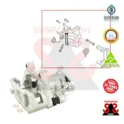 Rear Axle Left Brake Caliper Suit AUDI A3 1.4 TFSI A3 Sportback (8PA) (for: Audi)