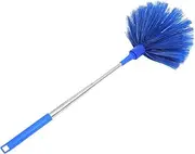 iplusmile Extendable Duster for High Ceilings Long Handle Spider Web Brush Telescoping Pole Cobweb Duster Ceiling Fan Cleaner Outdoor Spider Web Remover