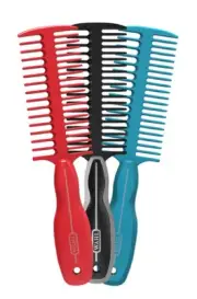 Wahl 858708-1001 Assorted Mane and Tail Comb- Black, One Size Fits Most