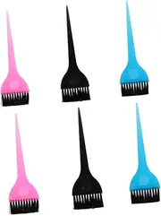Healvian 6pcs Hair Tinting Brush Set Hair Dyeing Tool for Home Use Comfortable Grip