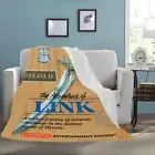 Retro Zelda II: The Adventure of Link NES Box Ultra-Soft Micro Fleece Blanket