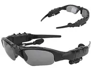 Goshyda Bluetooth Polarised Glasses, Portable Intelligent 5.0 Wireless Sunglasses, Sports Driving Glasses with Stereo Earphones, for Talking, Listening to Music