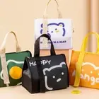 Container Portable Lunch Box Bag Travel Picnic Pouch Food Storage Handbag