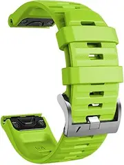 [BKUANE] 26mm 22mm Band for Garmin Fenix 6X/ 6X Pro/5X/3 Soft Silicone Strap for Garmin Fenix 7/7X/5/5 Plus Smart watch Band Bracelet