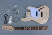Electric Guitar Kit Bass Guitar Neck 20 Fret Basswood Rosewood Fretboard DIY