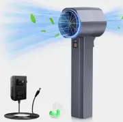 Oversize Car Dryer Air Blower Turbo Fan, 8000mAh Hurricane Handheld Turbo Fan