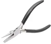 Vaveren Wire Looping Plier for Jewelry Making Bail Making Plier DIY Hobby Projects Forming Wire Wire Bending Plier for Earrings Bails, Black