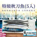 【新港漁會】 特級秋刀魚-5入-包 (2包組)