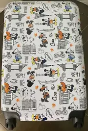 Disney Minnie Mouse Luggage 20 Inch Rolling Hard Paris Europe Italy Mickey Parks