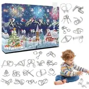 BrainTeaser Puzzle Fidget Toy Christmas Countdown Advent Calendar Children Gift