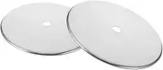 ANDRESLAD 2pcs Stainless Steel Heat Diffuser Plate for Induction Cooktop Efficient Induction Adapter Diffuser Converter Elegant Design for Hot Pot and Stove Cooking
