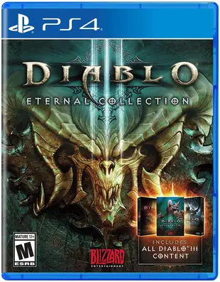 全新未拆 PS4 暗黑破壞神3 永恆之戰版 (含3代+奪魂之鐮+死靈法師) -英文美版-Diablo 3 Eternal