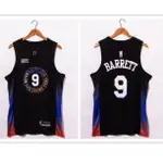 NBA球衣紐約尼克斯隊9號巴雷特運動球衣籃球球衣