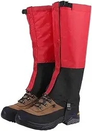 Lightweight Adjustable Leg Covers Gaiters Snow Boot Gaiters Breathable Men's and Women's Boot Gaiters,TPU Buckle Strap,Suitable for Snowshoeing Hiking Mountaineering