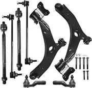 Front Lower Control Arm Suspension Kit Compatible With 2004-2009 Mazda 3 (Excl. Turbo), 2009 Mazda 3 Sport, 2006-2015 Mazda 5 K620040 K620041-10pcs