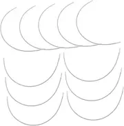 [GLSTOY] Stainless Steel Underwire Support Rings 10 Pairs Bra Caps Underwire Bra Repair Kit for Accessory