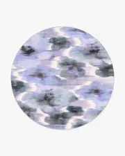 245' Round | Machine Washable Runner Rug | Kid & Pet Friendly | Indoor Rug | Emma Lavender Rug | Ruggable
