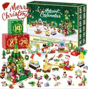 Christmas Countdown Calendar 24 Day Christmas Countdown Calendar Building Blocks Set