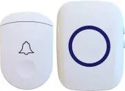 Wireless Doorbell, 1,000ft Range Loud Enough Doorbell White Big Button