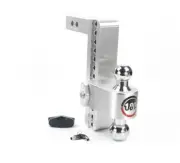 Weigh Safe 180 Hitch 10in Drop Hitch and 2in Shank (10K/12.5K GTWR) -