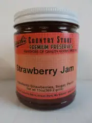 Jack's Country Store Preserves Strawberry Jam 13 OZ