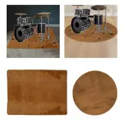 Drum Rug Stable Electrical Drum Carpet for Jazz Drum Practice Electric Drum