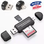 2.0 Adapter OTG Card Reader TF Mobile Phone SD Micro USB PC