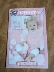 Bernat Girly Girl knit & crochet patterns poncho blanket stuffed toy pig - 2005