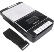 Portable Cassette Recorder - Tape Player - Black And Silver - Philco PDR2200-BK