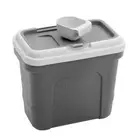 Paws & Claws 49.5cm 30L Pet Dry Food Storer W/Scoop Bin Storage Container Grey