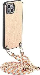 GoodcAcy Mobile Phone Chain Compatible with Google Pixel 7a, Case with Band, Necklace Mobile Phone Case with Strap Cord, Removable, with Cord for Hanging, Cord Necklace Case, Protective Case, Pink