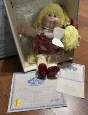 1985 Cabbage Patch Kids Ltd Edition 16" Porcelain Doll, ‘Georgia Dee’