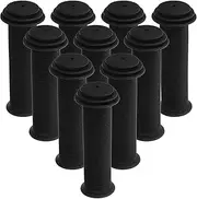 GRIRIW 10pcs Rubber Bike Handlebar Grips: Ergonomic Non-Slip Handle Covers for Longtime Riding - Handle Grips for Mountain Bikes and Scooters