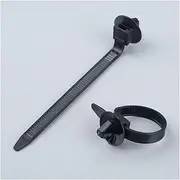 CHENGHAO 50PCS Car Nylon Tie Wrap Cable Fixed Fasteners Clips Black Car Cable Fastening Zip Strap Fit for All Cars 92mmx5mm