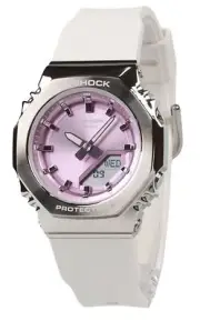 Casio G-Shock Analog Digital Pink Dial Sports Quartz Women's Watch GM-S2110-7A6