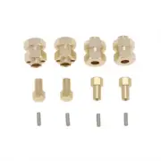 4Pcs New 1/24 Brass Coupler Wheelbase Counterweight For AXIAL SCX24 90081 RC Car