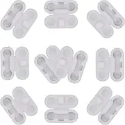 White Plastic Chain Connector for Beaded Chain for Roller Shades and Vertical Blinds (Pack of 10)