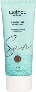 Wotnot Natural Face Sunscreen 40 SPF Nude BB Cream 60g