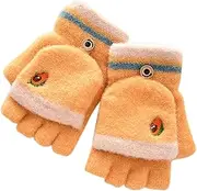[Healeved] Warm Mitten for Boys and Girls Cartoon Gloves Touch Screen Boys and Girls Gloves Comfortable Material Random Style