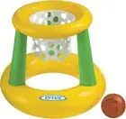 Intex - Floating Hoops 3, Incl Inflatable Pool Hoop & Basketball
