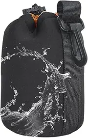 Camera Lens Case, Camera Lens Pouch | Thick Padded Neoprene Pouch | Soft Neoprene DSLR Lens Bag, Camera Lens Storage,, 10 cm., Se référer au descriptif, Refer to description