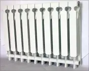 Bimetal Wall mount Hung Aluminum Boiler Heating Radiator Heater 10 Panel